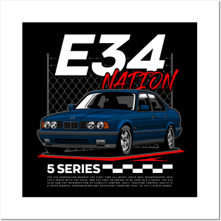 E34 5 Series Posters and Art